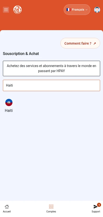 Rechèch reyèl la filtre sou Haiti. Peze drapo a pou wè operatè peyi sa a.